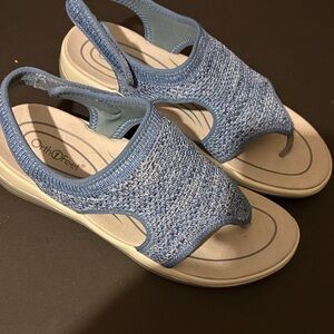Women's Blue Comfort Sandals